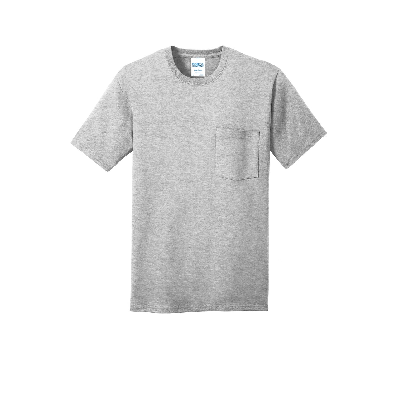 Port & Company® Core Cotton Pocket Adult T-Shirt